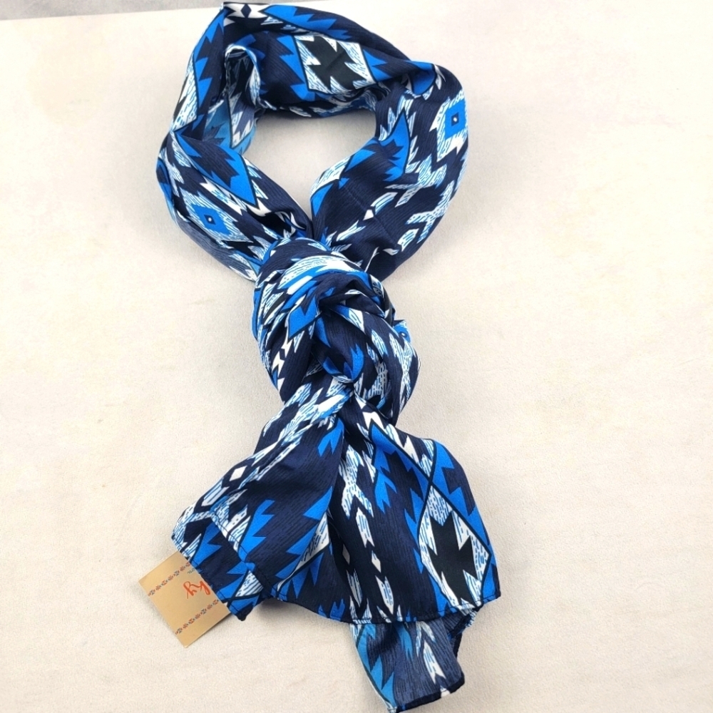 NWT Canyon‎ Sky southwestern print scarf 68" x 21" B39